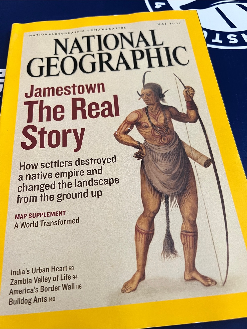 Vintage National Geographic Magazine May 2007